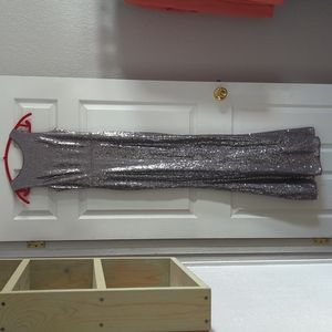 Silver sequin formal dress Size Small